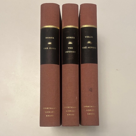 Everyman Library Other - Classical Homer Odyssey Iliad Aeneid Book Trio